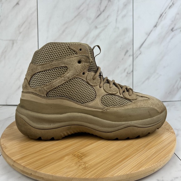 Adidas Yeezy Desert Boot Mens Size 9 Rock Tan Sneakers Shoes EG6462